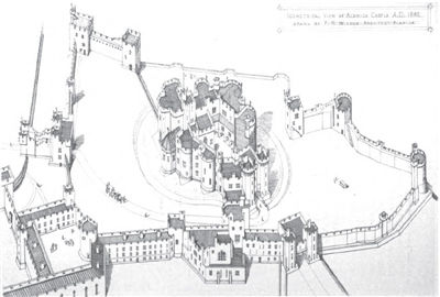 Isometric View of Alnwick Castle