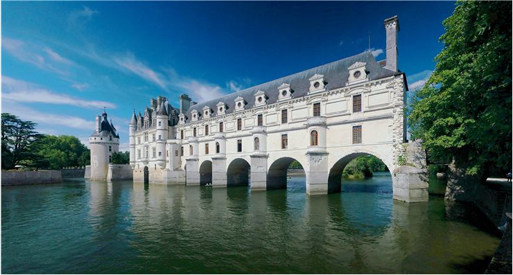 Panorama of Château de Chenonceau