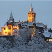 Castle of Wernigerode in Winter
