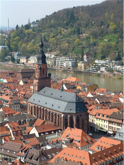 The Heiliggeistkirche of Heidelberg