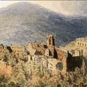 Castle of Heidelberg - A view by Theodor Verhas
