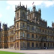 Front facade of Highclere Castle
