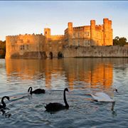 Leeds Castle at sunset