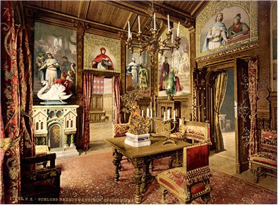 Neuschwanstein Castle - Dining room