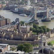 Tower of London from the SwissRe Tower