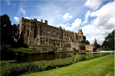 Warwick Castle from across the River Avon